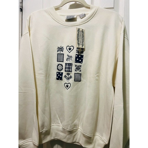 Vintage Separate Issues Crew Neck With Front Design New With Tags Size Medium - Picture 5 of 7